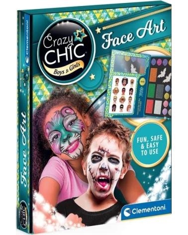 Zestaw do malowania twarzy Crazy Chic Clementoni Clementoni Pozostałe zabawki dla dzieci 23388-CEK 1