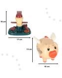 Maszynka makaronowa do lodów dla dzieci ciasto masa świnka  Edukacyjne zabawki KX4867-IKA 2