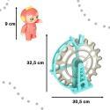 Klocki magnetyczne marble tor kulkowy z dźwiękiem muzyką 118 elementów  Klocki KX4772-IKA 3