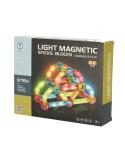 Klocki magnetyczne dla małych dzieci świecące 52 elementy  Klocki KX4771-IKA 8
