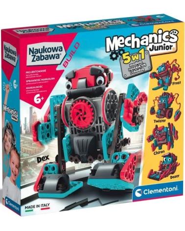 Mechanika Junior Robot Naukowa Zabawa Clementoni  Clementoni Edukacyjne zabawki 23383-CEK 1