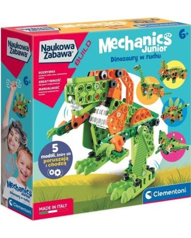 Mechanika Junior Dinozaury Naukowa Zabawa Clementoni  Clementoni Edukacyjne zabawki 23378-CEK 1