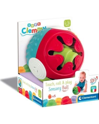 Clemmy Piłeczka Sensoryczna miękkie klocki Clementoni Zabawki dla najmłodszych 23416-CEK 1