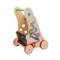 Pchacz chodzik drewniany kostka edukacyjna 6w1  Edukacyjne zabawki KX6495-IKA 3