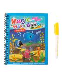 Książeczka wodna z mazakiem zwierzęta morskie niebieska  Edukacyjne zabawki KX7205-IKA 4