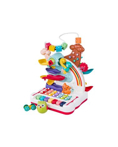 Wielofunkcyjna, Edukacyjna Zabawka Dla Dzieci, Cymbałki, Zjeżdżalnia, Pałąk, Magnetyczny Dzięcioł Interaktywna  Edukacyjne zabaw