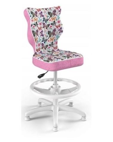Krzesło biurkowe Entelo Petit Storia 31 różowe Motyle  R1 ENTELO Krzesła obrotowe 23430-CEK 1