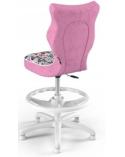 Krzesło biurkowe Entelo Petit Storia 31 różowe Motyle  R1 ENTELO Krzesła obrotowe 23430-CEK 3