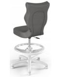 Krzesło biurkowe Entelo Petit odcienie szarości  R1 ENTELO Krzesła obrotowe 23441-CEK 3