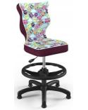 Krzesło biurkowe Entelo Petit wielokolorowy Sowy  R1 ENTELO Krzesła obrotowe 23461-CEK 1