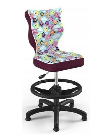 Krzesło biurkowe Entelo Petit wielokolorowy Sowy  R1 ENTELO Krzesła obrotowe 23461-CEK 1
