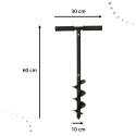 Wiertło ręczne spiralne ogrodowe 60x10cm  Akcesoria ogrodowe KX4659-IKA 2