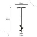 Wiertło ręczne spiralne ogrodowe 85x15cm  Akcesoria ogrodowe KX4659_1-IKA 2