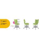 Krzesło biurkowe Entelo Petit odcienie zieleni  R1 ENTELO Krzesła obrotowe 23467-CEK 4