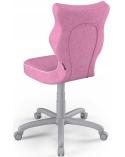Krzesło biurkowe Entelo Petit różowy  R1 ENTELO Krzesła obrotowe 23477-CEK 3