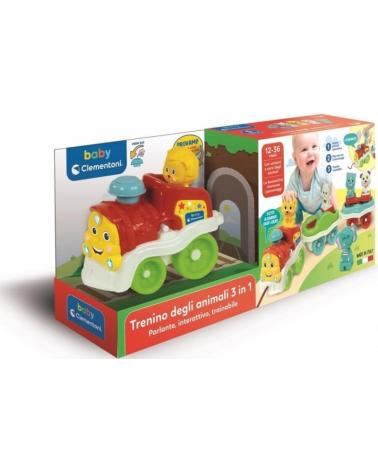 Interaktywny Pociag ze zwierzątkami 3 w 1 Baby Clementoni Clementoni Zabawki dla najmłodszych 23520-CEK 1