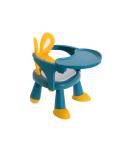 Krzesełko stolik do karmienia i zabawy żółto-niebieski  Akcesoria dla dzieci KX5846-IKA 7
