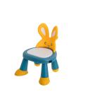 Krzesełko stolik do karmienia i zabawy żółto-niebieski  Akcesoria dla dzieci KX5846-IKA 9