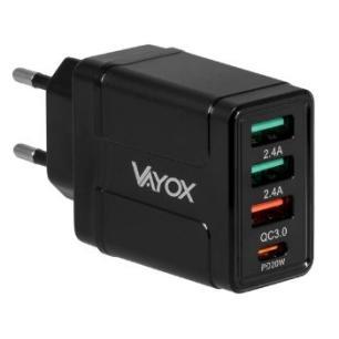 Ładowarka sieciowa USB 3.0+PD32W szybkie ładowanie  Kable GSM KX4243-IKA 1