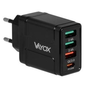 Ładowarka sieciowa USB 3.0+PD32W szybkie ładowanie  Akcesoria GSM KX4243-IKA 1