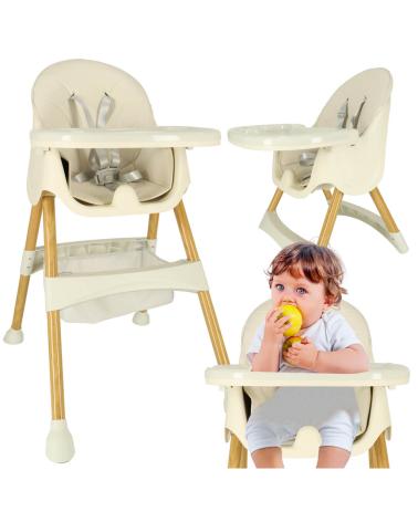 Krzesełko do karmienia z pojemnikiem tacką kolor szary  Akcesoria dla dzieci KX4516-IKA 1