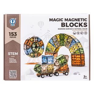 Klocki Magnetyczne, Tor Kulkowy Dla Kulek 153 Elementy Kulodrom