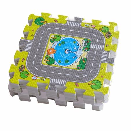 Puzzle piankowe mata dla dzieci ulica 31x31cm  Edukacyjne zabawki KX7977-IKA 1
