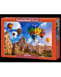 CASTORLAND Puzzle 2000 elementów Colorful Balloons Cappadocia - Balony w Kapadocji 92x68cm  Puzzle KX4363-IKA 2