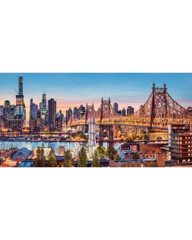 CASTORLAND Puzzle 4000 elementów Good Evening New York - Wieczór w Nowym Jorku 138x68cm  Puzzle KX4361-IKA 1
