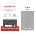 Taśma ogrodzeniowa PASKI 6 x 2,55mb ORANGE 19cm PROTECTO™ SZARA + 12 klipsów GRATIS Protecto Taśmy ogrodzeniowe 836661-DPM 5