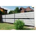 Taśma ogrodzeniowa PASKI 6 x 2,55mb ORANGE 19cm PROTECTO™ SZARA + 12 klipsów GRATIS Protecto Taśmy ogrodzeniowe 836661-DPM 7