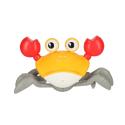 Krab pełzający interaktywny z dźwiękiem żółty  Edukacyjne zabawki KX4896-IKA 6