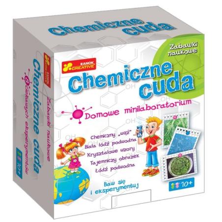 Chemiczne cuda Domowe minilaboratorium RANOK Edukacyjne zabawki 15659-CEK 1