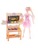 Lalka sprzedawczyni na zakupach w supermarkecie warzywniaku  Lalki i akcesoria KX5150-IKA 2