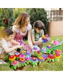 Wymarzony ogród kreatywna układanka klocki 148 el Pegaz Plastyczne zabawki 23002-CEK 6