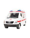 Karetka ambulans z dźwiękiem napędem 1:16  Pozostałe zabawki dla dzieci KX5408-IKA 6