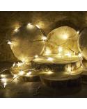 Lampki LED łańcuch gwiazdki 10m 100LED ciepły biały 8 trybów świecenia  Dekoracje KX5237-IKA 2