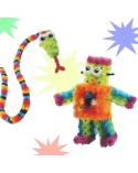 Rzepy czepy klocki kulki kolorowe kreatywne 836 elementów  Edukacyjne zabawki KX4864-IKA 5