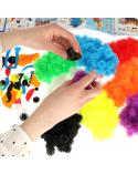 Rzepy czepy klocki kulki kolorowe kreatywne 836 elementów  Edukacyjne zabawki KX4864-IKA 10