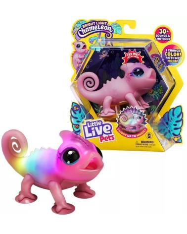 Interaktywny Kameleon NOVA Litte Live Pets świeci śpiewa MOOSE Pozostałe zabawki dla dzieci 23604-CEK 1