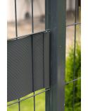 Taśma ogrodzeniowa PASKI 24 x 2,55mb CLASSIC 19cm PROTECTO™ GRAFIT + 48 klipsów GRATIS Protecto Taśmy ogrodzeniowe 835510-DPM 45