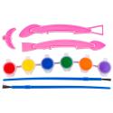 Koło Garncarskie RÓŻOWE - Mały Artysta - farbki, masa, koło, narzędzia  Plastyczne zabawki 401 pink-KJA 5