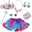Kostium strój królowa księżniczka korona torebka 9 elementów  Pozostałe zabawki dla dzieci KX4432-IKA 2