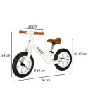 Rowerek biegowy Trike Fix Balance PRO biały  Pozostałe rowery i pojazdy KX4355_1-IKA 6