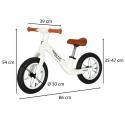 Rowerek biegowy Trike Fix Balance PRO biały  Pozostałe rowery i pojazdy KX4355_1-IKA 6