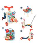 Pchacz chodzik jeździk stolik interaktywny 5w1  Edukacyjne zabawki KX4609-IKA 3