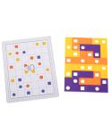 Gra logiczna układanka klocki tetris łamigłówka+ karty 42el.  Edukacyjne zabawki KX5349-IKA 6