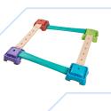 Równoważnia sensoryczna dla dzieci tor przeszkód trening równowagi  Pozostałe zabawki dla dzieci KX4380-IKA 9