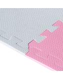 Puzzle piankowe mata dla dzieci 180x180cm 9 elementów szaro-różowa  Edukacyjne zabawki KX4506_1-IKA 7