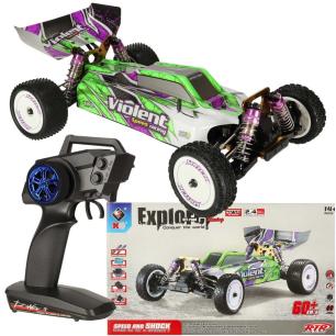 Samochód zdalnie sterowny na pilota RC WLToys 104002 1:10 4WD 2,4Ghz  Samochody na zdalne sterowanie KX4283-IKA 1